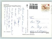 Kattowitz Katowice 1974 - Ulica Armii Czerwonej , Hotel Silesia