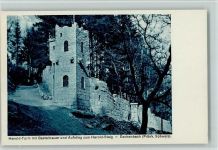 91224 W8561 Eschenbach b Lauf a d Pegnitz - Herold-Turm mit Basteimauer und Aufstieg zum Herold-Steig Nr. 8 Serie Herold-Nadel