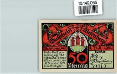 23858 W2067 Wesenberg , Holst - Notgeldschein 50 Pfennig