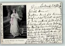 Königin von Preussen AK Adel Königin Luise 1899