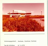 26757 W2972 Borkum FOTO KEINE AK Kurhaus Foto montiert auf Karton