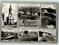 79359 W7839 Riegel , Kaiserstuhl - Ortsansichten Kirche Mehrfachaufnahme