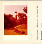 26486 W2946 Wangerooge , Nordseebad FOTO KEINE AK Alter Leuchtturm Foto montiert auf Karton