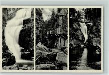 Schreiberhau Szklarska Poreba 1932 - Baudenstempel , Zackelfall , Wasserfall
