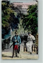 Scheidestunde - Feldpoststempel: 1 Masch. Gew. Komp. Landsturm Inf. Regt. Nr. 109 - 8. Landwehr Div. Feldpoststempel WK I 1915