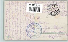 Scheidestunde - Feldpoststempel: 1 Masch. Gew. Komp. Landsturm Inf. Regt. Nr. 109 - 8. Landwehr Div. Feldpoststempel WK I 1915