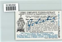 Sammelbild Liebig - Orden der Ehren Legion - Frankreich Orden