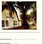 25938 W2270 Nieblum FOTO KEINE AK Altes Landhaus Foto montiert auf Karton