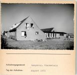 26465 W2941 Langeoog FOTO KEINE AK Kinderheim Foto montiert auf Karton