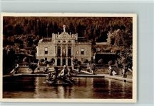 Bild 28 - Schloß Linderhof , sehr gute Erhaltung AK WHW Deutschlandserie