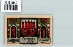 39261 O3400 Zerbst - Notgeld Frauentor