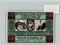 99885 O5807 Ohrdruf - Notgeld Bonifacius Papst Gregor II