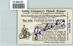 Der Milchmann auf der Straße - Volkstypen , Sammelbild Liebig