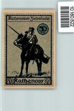 14712 O1830 Rathenow - Notgeld Rathenower Zietenhusar Pferd