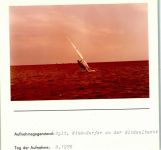 Surfer Wind-Surfer an der Blidselbucht Sylt Foto montiert auf Karton Wassersport FOTO KEINE AK
