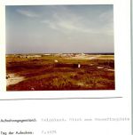 27498 W2192 Helgoland FOTO KEINE AK Dünenflugplatz Foto montiert auf Karton