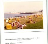 27472 W2190 Cuxhaven FOTO KEINE AK Grünstrand an der Grimmershörnbucht Foto montiert auf Karton