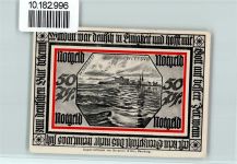 W2278 Wittdün , Amrum Notgeld Denkmal Schwarz-Weiß-Rot