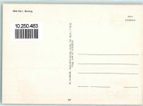 66706 W6643 Perl , Saar - Rückseite mit Abschürfungen bzw Kleberesten Fliegeraufnahme