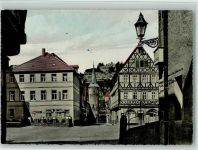 97753 W8782 Karlstadt , Main - Blick zum Maintor und Karlsburg