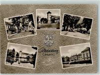 16818 O1950 Rheinsberg - Straße der Jugend Sanatorium Helmut Lehmann Markt