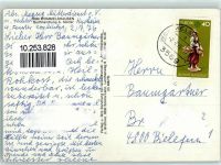 35080 W3551 Wommelshausen - Rückseite mit Abschürfungen bzw Kleberesten