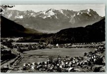 82496 W8106 Oberau , Loisach - Wetterstein Rückseite mit Abschürfungen bzw Kleberesten
