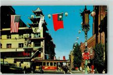 San Francisco - San Francisco Chinatown Grant Avenue Straßenbahn