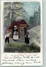 Serie E. Humperdinck Nr. VI AK Hänsel und Gretel 1900