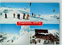 6370 Kitzbühel - Pegelstein Winter Skifahrer Sessellift