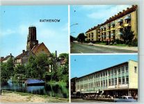 14712 O1830 Rathenow - Havel Leninallee Kaufhaus Magnet