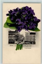 W1000 Berlin Mitte Nr. 624 Unter den Linden AK Rommel 1910 Fotomontage AK