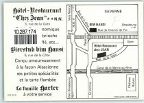 67700 Saverne Zabern KEINE AK Hotel Restaurant chez Jean