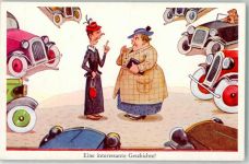 Frauengespräche AK Auto Humor