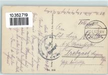 37510 Savonnieres 1917 - Feldpost WK I Kirche