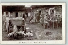 Tschenstochau Czestochowa - Beim Frühstück in einem polnischen Bauerngehöft