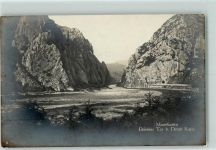 Demir Kapija Eisernes Tor 1917 Foto AK Eisernes Tor bei Demir Kapu