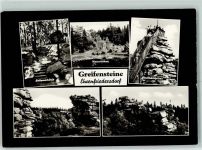 09427 O9373 Ehrenfriedersdorf - Naturbühne Stülpnerhöhle Aussichtsfelsen