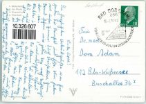 18209 O2560 Bad Doberan - Bäderbahn Marktplatz Klosterkirche Moorbad