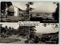 32351 W4995 Haldem , Kr Lübbecke, Westf - Gasthaus Wilhelmshöhe Gartenanlage Scharfen Berge