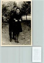 89584 W7930 Ehingen Donau 1942 Privatfoto KEINE AK Paar Heidi und Fred Ort handschriftlich