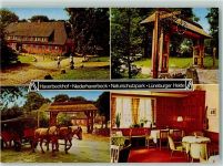 29646 W3045 Niederhaverbeck , Kr Soltau - Gasthaus HaverbeckhofInnenansicht Pferdekutsche