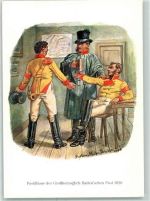 DBP 1/10 Schmücker 310 000 2.66 Postillione Baden Post 1820 Postbote Künstlerkarte