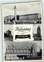 Göteborg AK mit Leporello Leporello AK