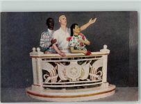 Figuren Schwarzafrikaner Russland Karte Porzellan