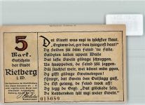 33397 W4835 Rietberg - Notgeld