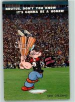 Singapore Comic Popeye Figur National Stadion Rugby Stadion 1986