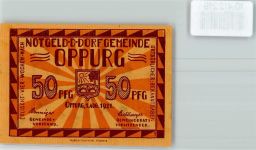 07381 O6841 Oppurg - Notgeld