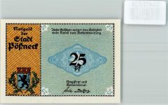 07381 O6840 Pößneck - Notgeld Rotationsdruckmaschine