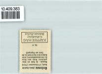 36323 W6325 Grebenau , Hess - Vignette Wappen Kaffee Hag ca 1920-1940 Greve
